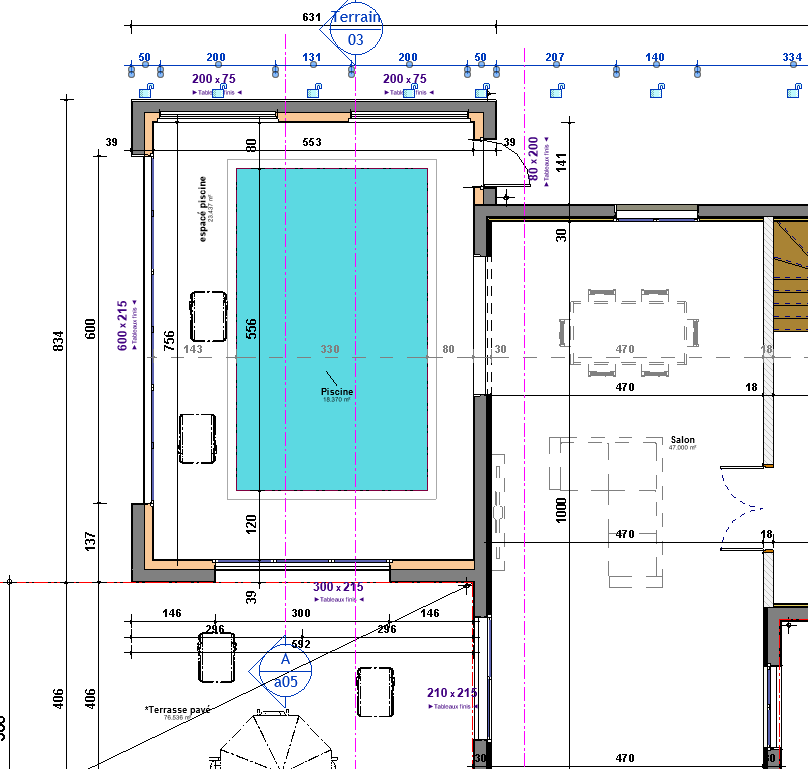 Plan d'aménagement intérieur